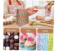 OATIPHO 20pièces Sachets à Bonbons De Noël Papier Kraft Sacs Cadeaux Originaux