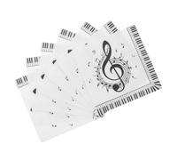 OATIPHO 20pièces Serviettes Jetables Motif Note De Musique Serviettes à Dessert Décoration De Fête