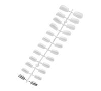 OATIPHO 24 pièces Autocollants Ongles Métalliques Miroir Nail Art Decals Femmes Décorations Faciles à Appliquer pour Fêtes et Événements