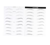 OATIPHO 2feuilles Autocollants De Sourcils Simulation Réaliste Kit Pratique Pour Sourcils Fins Ou Absents Style