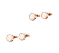 OATIPHO 2paires Boutons De Tuxedo Rose Doré Pour Chemise De Costume Accessoire De Mode Masculin Pour Et Affaires