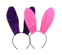 OATIPHO 2pièces Bandeau Oreilles De Lapin Bandeau De Performance Cheveux à Longues Oreilles De Lapin Accessoire De Fête