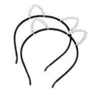 OATIPHO 2pièces Bandeaux Femme Avec Strass Accessoires De Mariage Élégants Pour Fêtes Bandeaux Cat Ears Pour Filles Et Femmes