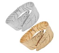 OATIPHO 2pièces Bracelets Ajustables Forme Bagues Femme Pour Festivals Et Occasions Spéciales