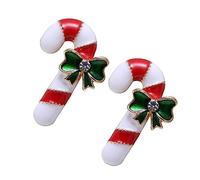OATIPHO 2pièces Broche de Noël Canne Blanche Rouge Verte Lot de Décoration Fête Broche Canne