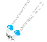 OATIPHO 2pièces Collier à Pendentifs Magnétiques Pour Couples De Design Pour Sweater Et Tenues Couleur Bleue Parfait Pour Et Saint-valentin