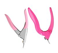 OATIPHO 2pièces Coupe-ongles Acier Inoxydable Forme De u Lot Pour Manucure Et Beauté Outil Anti-rebond Pour Faux Ongles Et Naturels