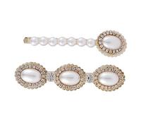 OATIPHO 2pièces Épingles à Cheveux Perles Pinces à Cheveux Pour Femmes Barrettes Pour Filles Style Cour Royale Design Aléatoire