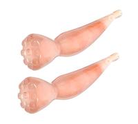 OATIPHO 2pièces Masseur Visage Acupression Grattoir Massage Cire Abeille Outil Guasha Facial Manuel Acupression Auto-massage Visage Cire Abeille Outils Massage