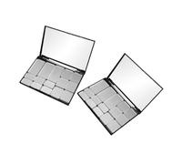 OATIPHO 2pièces Palette Magnétique De Maquillage Plateau De Mélange De Fards à Paupières Contenant De Maquillage Vide Avec Miroir Pour Création Diy De Cosmétiques