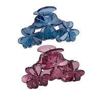 OATIPHO 2pièces Pinces Cheveux Fleurs Résine Stylées Griffes Décoratives Pour Femmes Accessoire Léger Adapté Cheveux Fins Et Épais