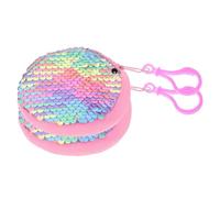 OATIPHO 2pièces Porte-Monnaie à Sequins Brillants pour Femmes De Pochette Ronde pour Cartes Et Accessoire pour Sorties Spéciales