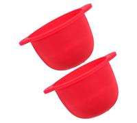 OATIPHO 2pièces Revêtement De Pot De Cire Silicone Bol Pour Chauffe-cire Bol De Cire Épilation Revêtement Pour Épilation Chauffe-cire Remplacement De De Pot De Silicone Pour