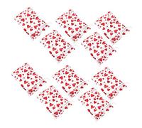 OATIPHO 3 Ensembles Sachet Organza Avec Cordon De Serrage Pour Mariages Élégant Avec Imprimé Coeur 50 Pièces * 3