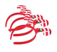 OATIPHO 3 Pièces Bandeaux Canne de Bonbon de Noël Confortables et Durables pour Fête Cosplay Décoratif