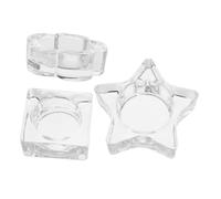 OATIPHO 3 Pièces Nail Art Dappen Dish Set Glass Ice Cube Bowls For Gel Polish Mixing And Brush Cleaning Professional Nail Tools For Efficient Manicure