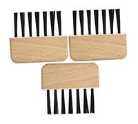 OATIPHO 3 Pièces Outil de Nettoyage pour Brosse à Cheveux Brosse de Nettoyage pour Peignes et Tapis de Salon Pratique et Ergonomique pour Éliminer Cheveux et Poussière