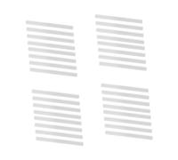 OATIPHO 32 Pièces Bande de Bordure Caoutchouc pour Balayette Bande de Joint Souple pour Remplacement de Bordure de Pelle à Poussière Accessoires Résistants et Faciles à Installer pour