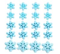 OATIPHO 36pièces Décoration Flocon Résine Ornements Flocons pour Loisirs Créatifs Décorations Noël Matériel Bandeaux DIY