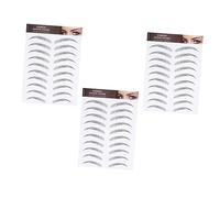OATIPHO 3feuilles Autocollants Pour Sourcils Temporaires Faux Autocollants Pour Sourcils Imperméables Pour Temporaires Pour