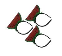 OATIPHO 3pièces Bandeaux Motif Pastèque Set De Serre-têtes Accessoires Cheveux Fête Cosmopolite
