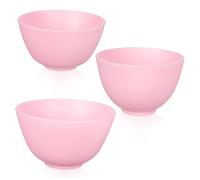 OATIPHO 3pièces Bols Silicone Solide Et Souples Pour Masques Faciaux Et Mélanges Épices Lot De Différentes Pour Usage Maison Et Soins Capillaires