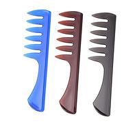 OATIPHO 3pièces Lot De Peignes à Dents Larges Pour Hommes Peignes De Coiffure Organisateur De Laque Pour Cheveux Pour Usage Domestique Et Commercial