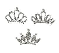 OATIPHO 3Pièces Tiaras pour Garçon Fille Accessoires de Cheveux Élégants pour Fêtes Mariages et Photos Couronnes Décoratives pour Petites Filles