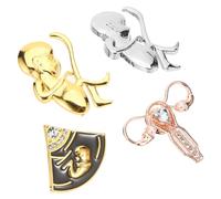 OATIPHO 4 pièces Broche Métal Épingles pour Vêtements et Sacs à Dos Design Anatomique Utérus et Facile à Fixer pour Usage Quotidien et Événements