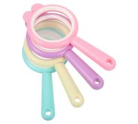 OATIPHO 4 Pièces Loupe de Lecture Garçon Fille Loupe Plastique Portable Légère pour Lecture Exploration Nature Observation Insectes Outil Éducatif pour Activités Scolaires