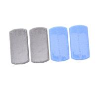 OATIPHO 4 pièces Pierre à Pédicure Double Face pour Élimination Peau Morte et Callosités Pierre Exfoliante Naturelle pour Soin Réduit la Fatigue et Favorise la Relaxation Usage Humide