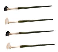 OATIPHO 4 Pièces Pinceau à Paupières Biseauté Pinceau Biseauté Pour Contour Du Nez Outil De Maquillage Pour Ombres Sous Les Yeux Et Poches