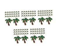 OATIPHO 400 Pièces Lot de Breloques Tropicales Alliage de Zinc Pendentifs de Palmier Émaillés pour Fabrication de Bijoux Hawaïens Colliers Bracelets Boucles d’Oreilles et Porte-clés Légers