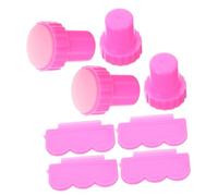 OATIPHO 4ensembles Outils De Nail Art Avec Raclettes Et Kits De Tampons Pour Manucure Pratique Pour Débutants Et Professionnels