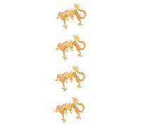 OATIPHO 4pièces Broche Dragon Chinoise Épingle De Vêtements Pour Homme Et Femme Accessoire Zodiacal Pour Et Événements Spéciaux