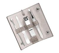 OATIPHO 4pièces Coupe-ongles à Ongles Et Pince à Épiler Pour Sourcils Avec Cure-oreilles Un Étui De Rangement