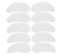 OATIPHO 5 Paires de Sourcils Blancs et Broussailleux Autocollants pour Costume de Père Noël Sourcils Synthétiques Théâtraux Accessoires Cosplay de Fête de Noël Faciles à Appliquer