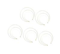 OATIPHO 5 Pièces Bandeaux Couronnes Métalliques à Trois Couches et Filles Accessoires Coiffure Délicats pour Mariage Bal et Fête