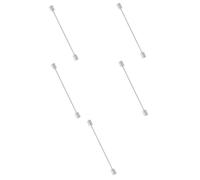 OATIPHO 5 Pièces Épingle à Cravate Hommes Épingle à Col Séjours De Col Clips Col à Revers Pince à Cravate Pinces à Cravate Reste Broche Épingles à Cravate Silver Alliage