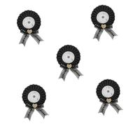 OATIPHO 5 Pièces Lolita Badge Ribbon Pin DIY Blank Award For Birthday Parties And School Events Creative Decorative Brooch For Students And Gatherings Sweet Style Accessory