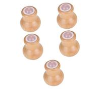 OATIPHO 5 Pièces Outil de Massage Facial Jade de Massage pour Visage et Cou Relaxation et Détoxification Accessoire Naturelle Parfait pour Éliminer Gonflements et Fatigue Du Visage