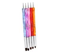 OATIPHO 5 pièces Pinceaux de Manucure pour Nail Art Stylo à Ongles avec Pinceau et à Billes pour Dessin et Modélisation pour et Usage Personnel