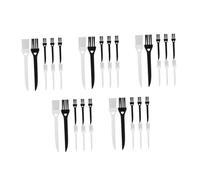 OATIPHO 50 Pièces Brosse de nettoyage brosse de rasoir électrique pour hommes Remplacement de rasoir nettoyeur de pinceau à rasage Plastique