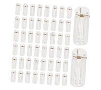 OATIPHO 50 Pièces Clips à Cheveux Plastique Transparentes Base Barrettes DIY pour Accessoires Faits Main Pinces à Cheveux Simples et Solides Adaptées