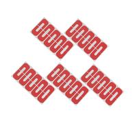 OATIPHO 50 Pièces Outils de manucure garde de vernis à ongles ruban autocollants de vernis à ongles protecteur d'art d'ongle outil de manucure Plastique rouge