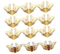 OATIPHO 50pièces Emballages Carrés Pour Chocolats Papier Rigide Tasses Bonbons Cupcakes Décorations Pâtisserie Mariage Fête