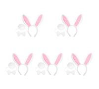 OATIPHO 5ensembles Accessoires De Déguisement De Pâques Oreilles De Lapin Nœud Et Queue Pour Fête Cosplay