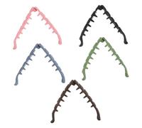 OATIPHO 5pièces Barrette Cheveux Banane Pour Queue De Cheval Chignon Accessoire De Coiffure Antidérapant Pour Femmes Et Filles Cheveux Épais Et Fins
