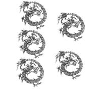 OATIPHO 5pièces Broche Vintage Dragon Chinois Pour Costume Épingle De Vêtement Élégante Pour Hommes Accessoire De Mode Rétro