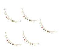 OATIPHO 5pièces Non Piercing Nose Avec Chaîne Pour Belly Dance Bijoux De Nez Élégants Et